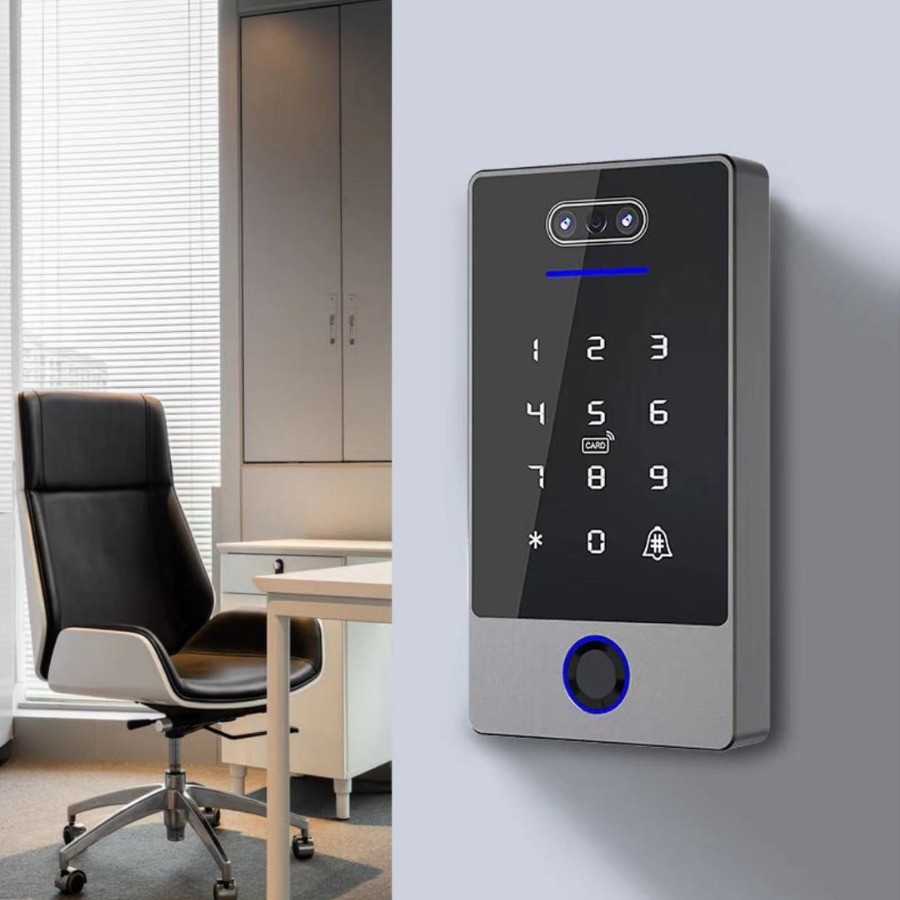 通通锁防水人脸门禁机刷卡指纹门禁控制器蓝牙APP锁锁智能感应