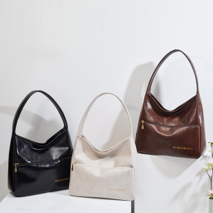 Underarm bag, shoulder bag, capacious one-shoulder bag