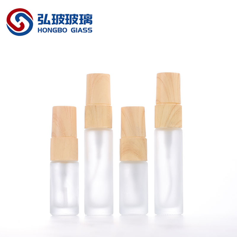 跨境现货5ml10ml白砂玻璃喷雾瓶精油瓶香水瓶细雾补水瓶便携喷瓶