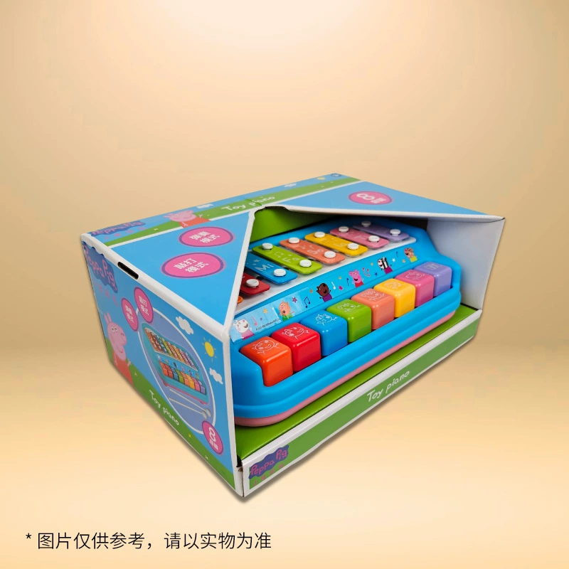 Свинка Пеппа, обучающий восьмитональный пианино, пианино для детей 0-3 лет, раннее образование, подарок на день рождения для мальчиков и девочек, оптовая продажа