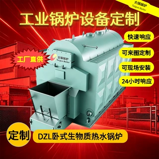 出口全球燃生物质热水锅炉1-40吨常压锅炉安全油气两用ASME工业炉