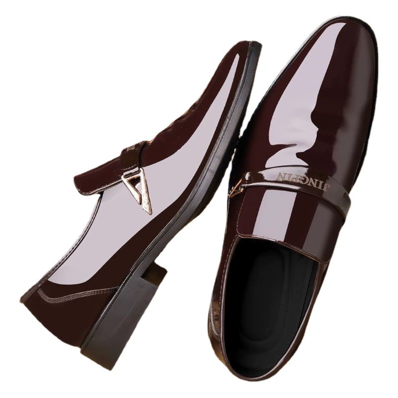 Трансграничная мужская кожаная обувь Британская бизнес-обувь