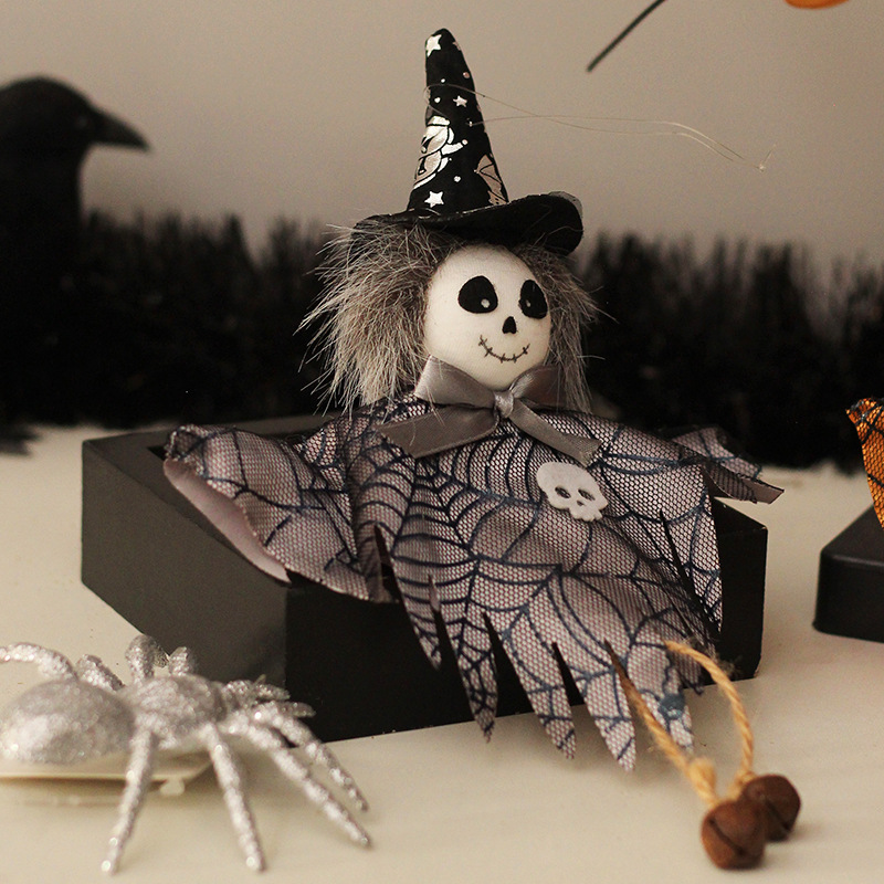Amazon nuevo Halloween decoraciones fantasmas calabaza muñeca bruja fantasma fiestas muñecas colgantes