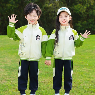 小学生校服冲锋衣三件套儿童班服运动会年级套装幼儿园园服春秋装