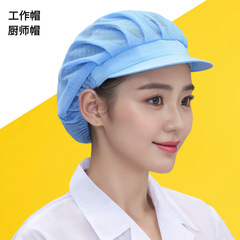 通気性と耐油性の食品工場作業帽、女性用ワークショップハット、ケータリング用の抜け毛防止および防塵ハット、作業用帽子、シェフハット