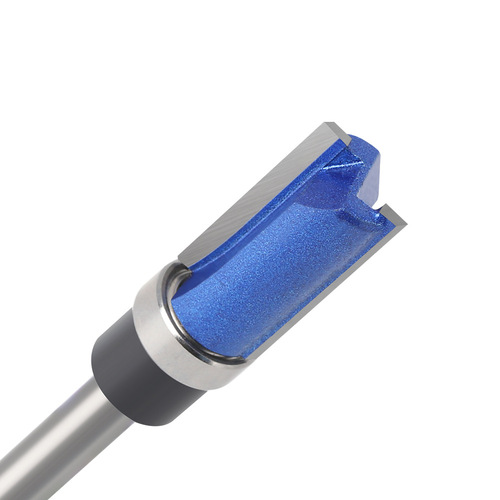 Slotting Straight Knife Woodworking Milling Cutter Engraving Machine Edging Machine 1/4 Handle 6 Handle Bearing Straight Knife Molded Edge Knife 