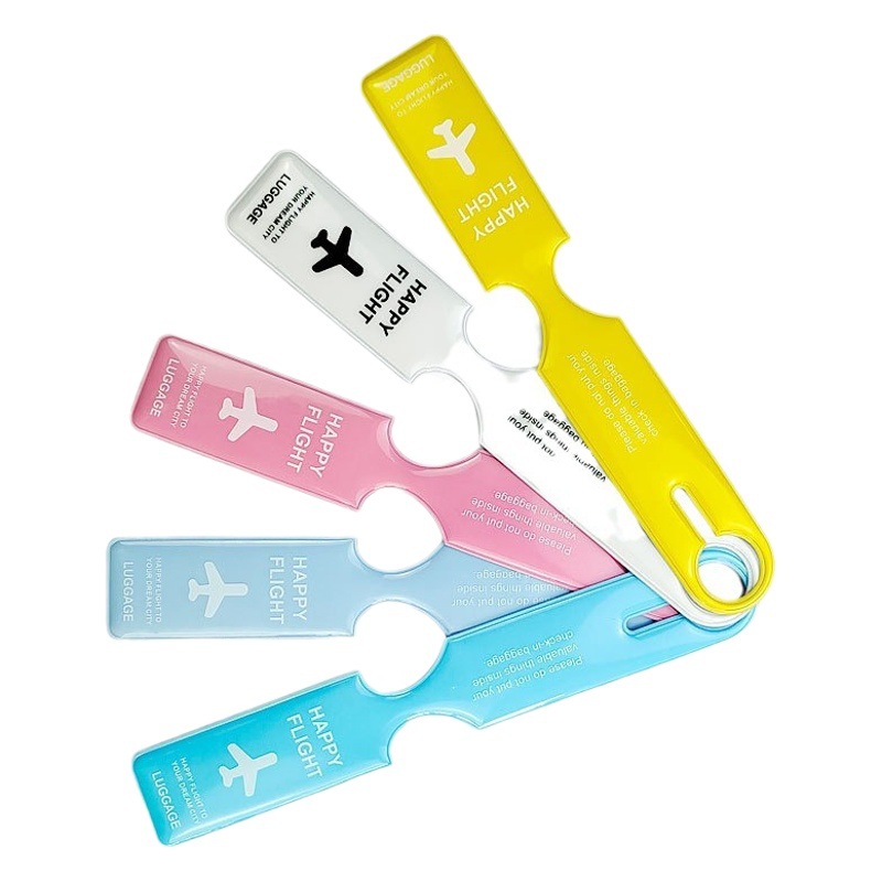 Support Pendant, Travel Trolley Case, Anti-Lost Label, Identification Tag, Airplane Boarding Tag, Pvc Luggage Tag