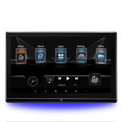 Car display Headrest Monitor 14inch Headrest - 133-inches-232g-single-hd-black