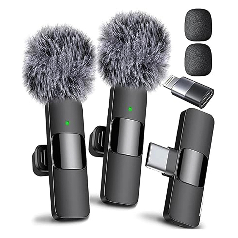 K8k9 micrófono inalámbrico K15 teléfono móvil transmisión en vivo anclar radio micrófono inteligente de reducción de ruido grabación de audio un arrastrar dos K11