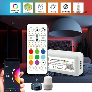 涂鸦RGB控制器app智能wifi 无线2.4G控制器外唛音乐定时智能