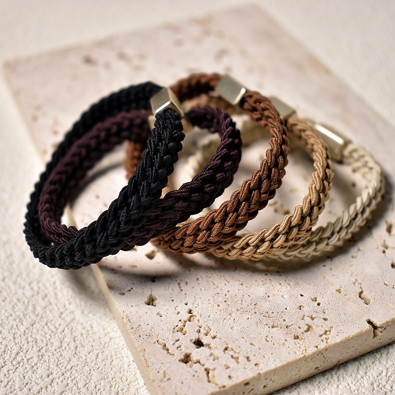 7g Weight Simple Style Women's Solid Color Cloth Hair Tie