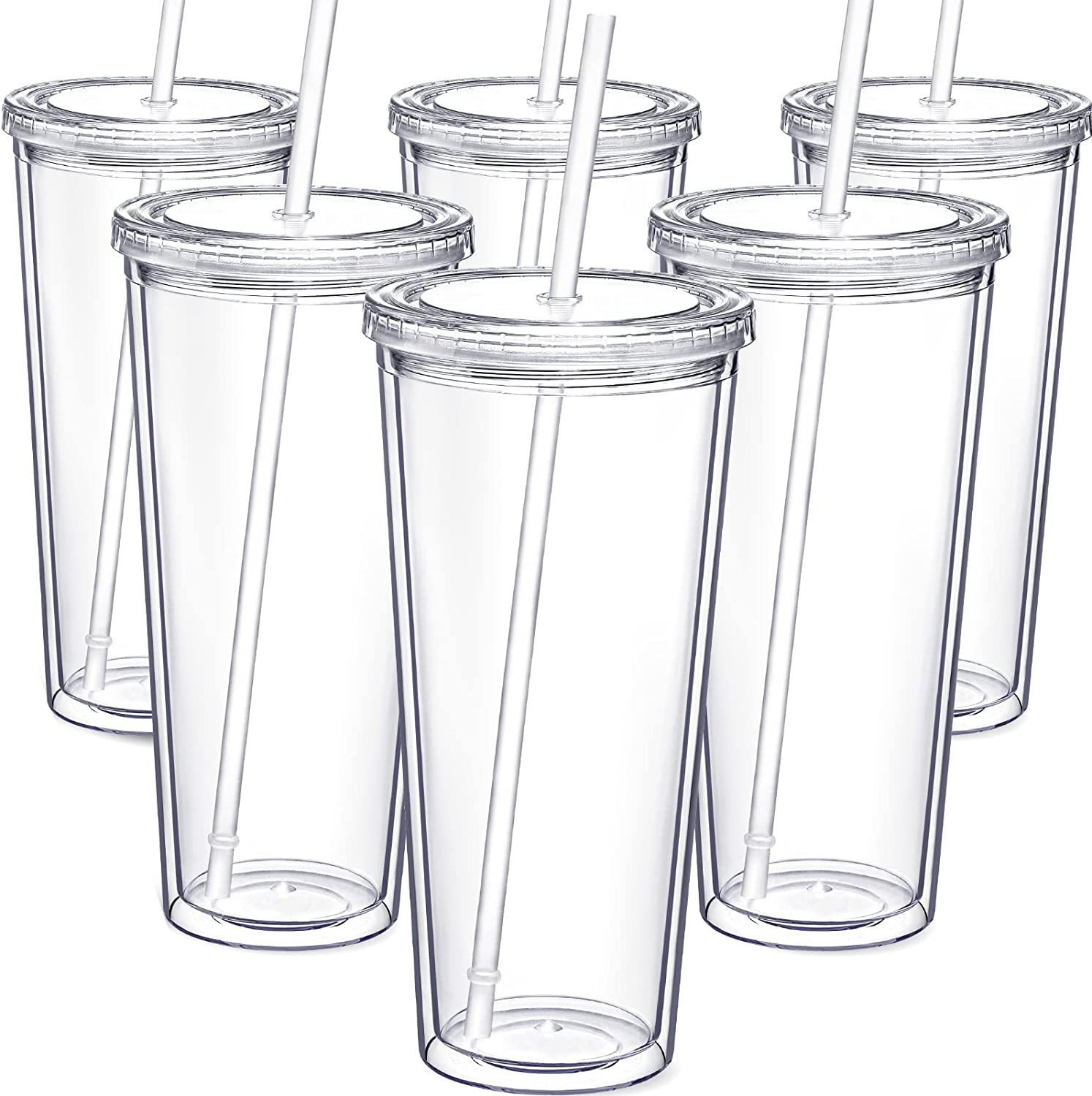 Cross-border Amazon transparent glass large-capacity straw cup high-end feel high appearance ASPS 1000ML straw cup