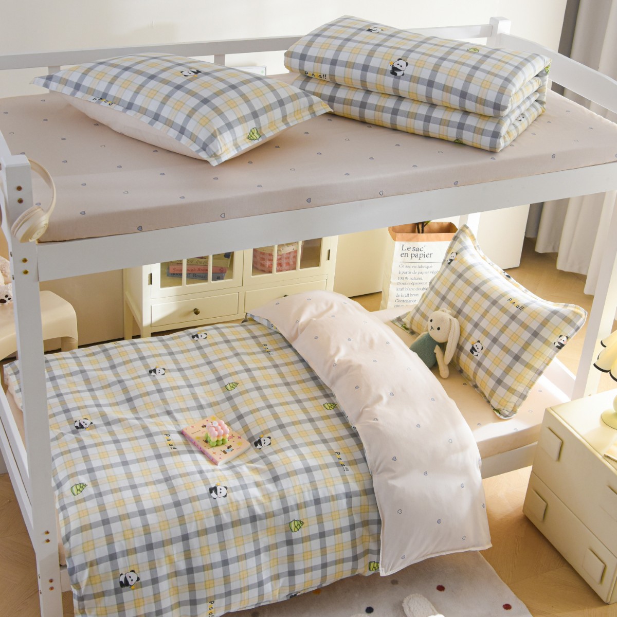 Cama de dormitorio de estudiantes universitarios de algodón 90x190 cama individual colchón de dormitorio cuatro