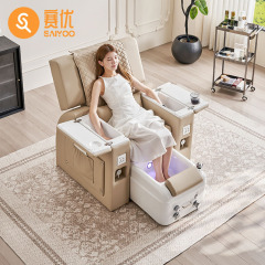 Nail salonネイルソファー美まつげ店多機能電動マッサージ入浴椅子は足浴ソファーを倒すことができる