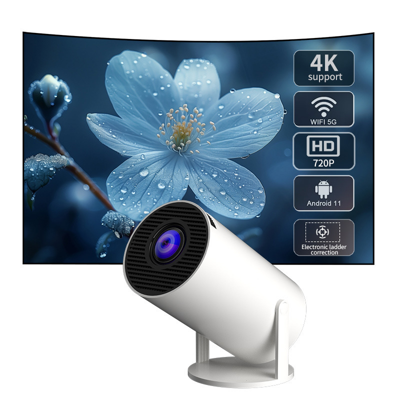 外国貿易工場同画面/Android Bluetooth 5G HD HY300 ポータブルホームミニプロジェクター寝室|undefined