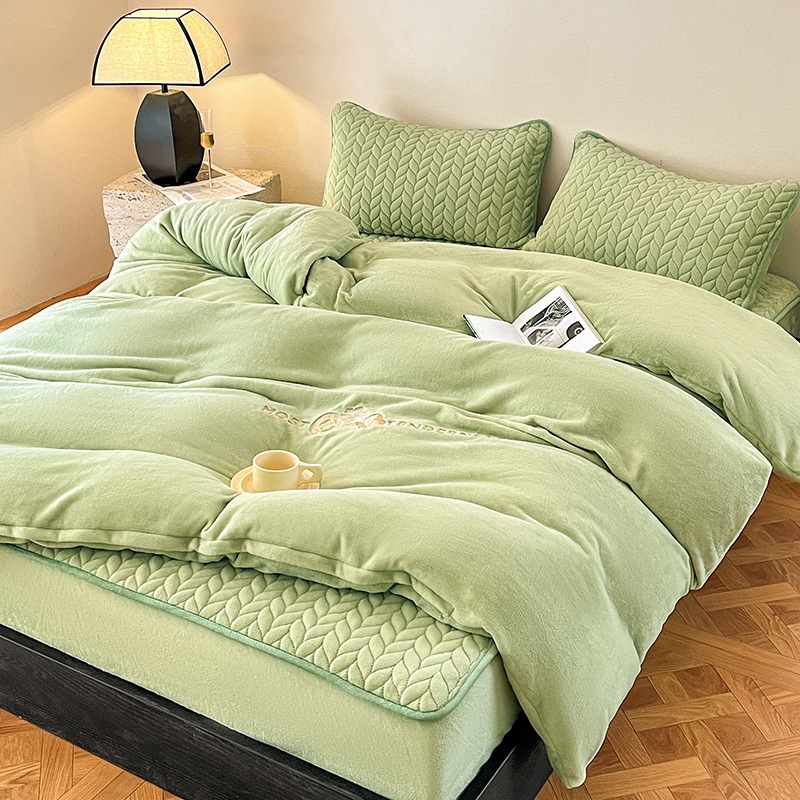 solid color quilted sheet