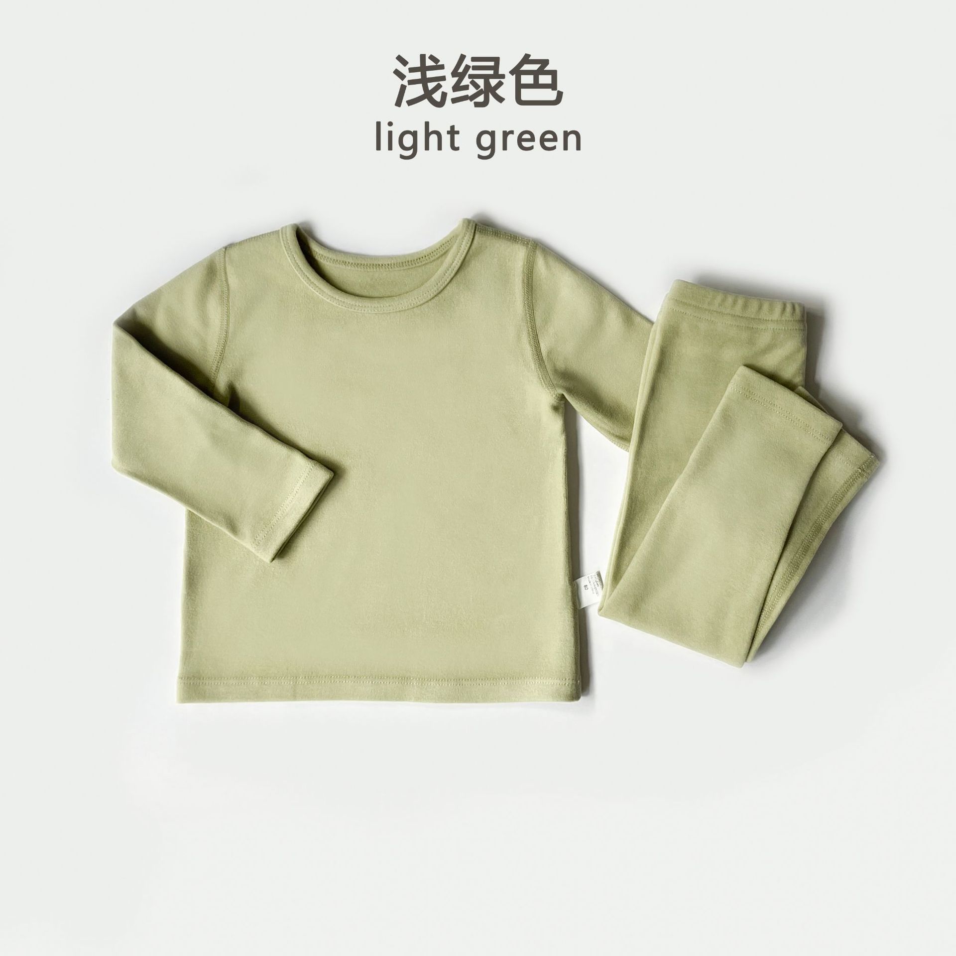 Traje de terciopelo deshuesado de doble cara para niños pijamas de bebé cálido primavera y otoño engrosado pijamas de hombres y mujeres camisa de fondo ropa interior