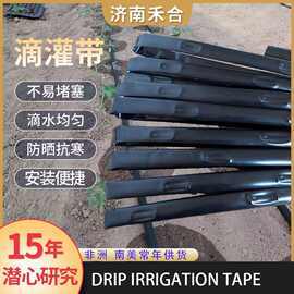 农用灌溉滴灌带滴灌管迷宫贴条双孔滴灌带压力补偿贴片滴灌带