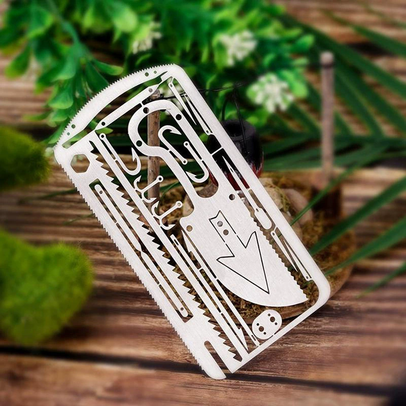 Новый точечный EDC, булавка из нержавеющей стали, многофункциональная модель рыбного крючка нарезанная резьба, рыбная крючковая походная наружная принадлежность