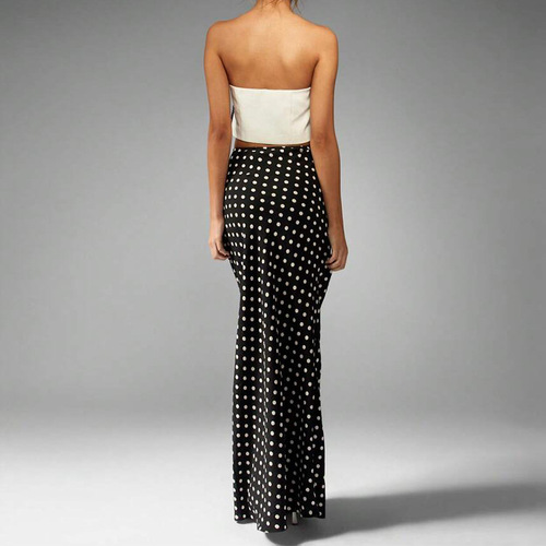Cross-border eBay Amazon foreign trade half-length skirt 2025 summer European and American temperament body-shaping polka dot one-step skirt for women