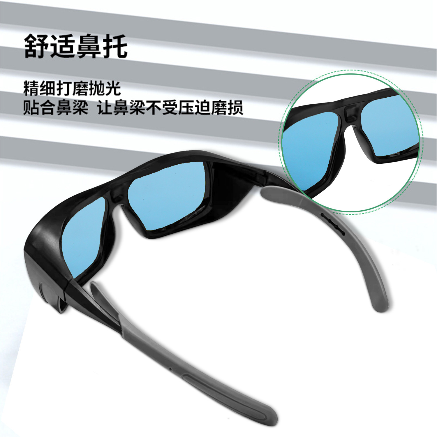 Espectro completo HID de efecto invernadero UV luz fuerte gafas protectoras HPS Nano gafas de luz LED Luz de crecimiento de plantas gafas