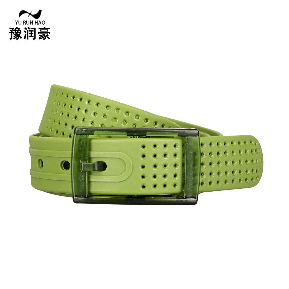 Silicone design plastic fashionable universal belt for men and women