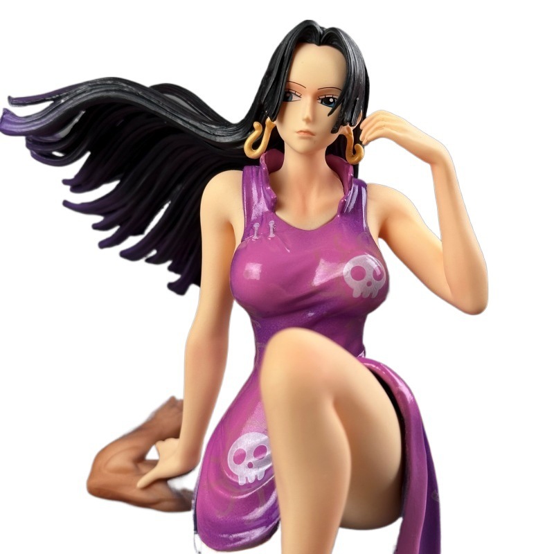 BT 女帝ワンピースフィギュア座り姿勢ハンコックモデル装飾品卸売大規模二次元アニメーションフィギュア|undefined