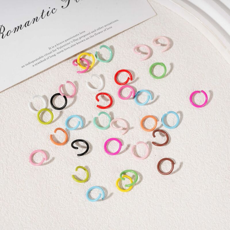 10mm Colorful Open Rings DIY Keychain Bag Handmade Materials Accessories Pendant Connecting Rings Jewelry Accessories 10mm Colorful Open Rings DIY Keychain Bag Handmade Materials Accessories Pendant Connecting Rings Jewelry Accessories