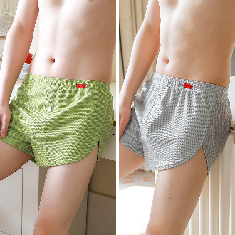 Pantalones cortos de hombre, pantalones de ángulo plano de hombre, pantalones antibacterianos de alta calidad de hombre, pantalones deportivas de cuatro ángulos de hombre, pantalones de arro