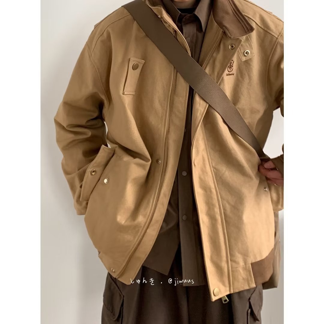 Japanese retro jacket for men and women