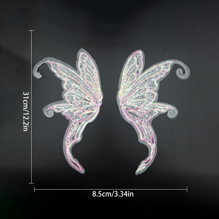 5 개의 날개 핑크 및 흰색 999972