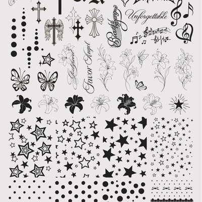 polka dot lily nail art: Dırnaq bəzəkləri