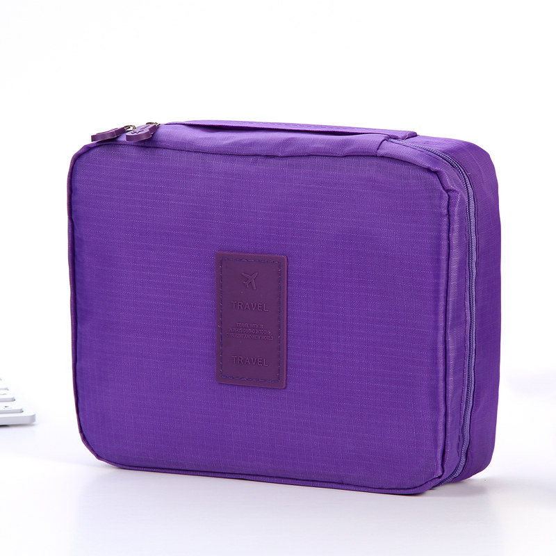 Bolsa de maquillaje cuadrada coreana, bolsa de lavado portátil, bolsa de almacenamiento de cosméticos, bolsa de almacenamiento multifuncional portátil