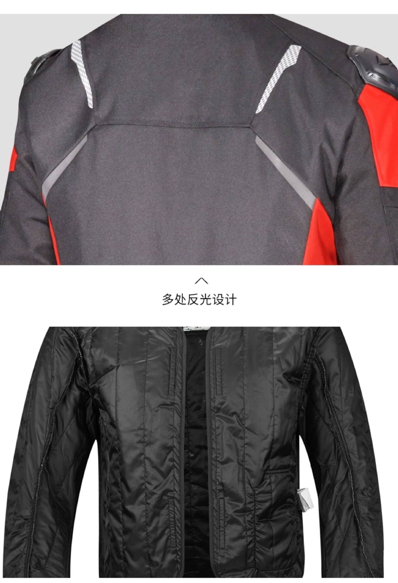 Ls2 Peak Motorcycle Winter Riding Suit for Men, Warm, Breathable, Waterproof, Windproof, Rally Suit, Motorcycle Racing Suit for All Seasons