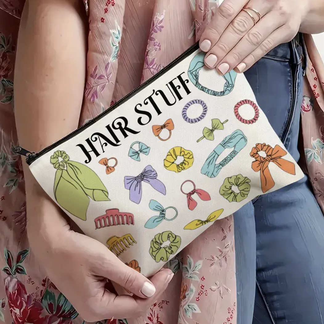 Amazon transfronterizo impresión doble cara bolsa de medicina bolsa de almacenamiento para cabello bolsa de almacenamiento de cable de datos impermeable bolsa de viaje bolsa de lavado