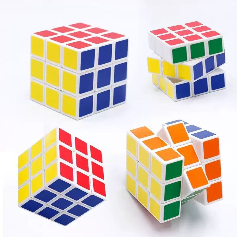Puzzles de tercer nivel juguetes de cubo de 5.3cm bolsas independientes Rubik suave competencia de estudiantes puzzle de estudiantes de primaria