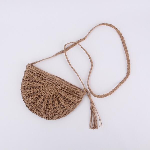 Straw phone bag