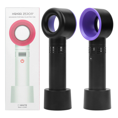 Lash Curler Hair Dryer Korean Zero9 Blowing Dryer without Leaves USB Charging Handheld Desktop Fan Box Set Eyelash Drying Tool