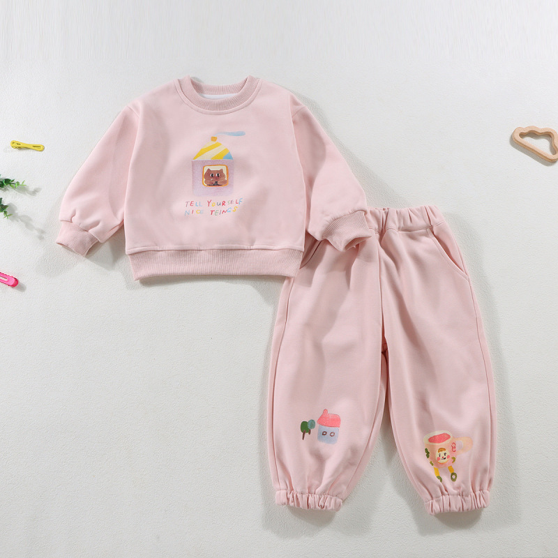 女童卫衣套装春秋季2025新款洋气儿童衣服女宝宝秋季时髦运动秋装|undefined