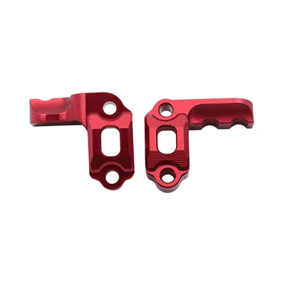 Suitable for Ktm Husqvarna Gas Gas Hengjian Z300 Off-Road Motorcycle Modified Upper Pump Reinforcement Protector (Other brake systems) - red