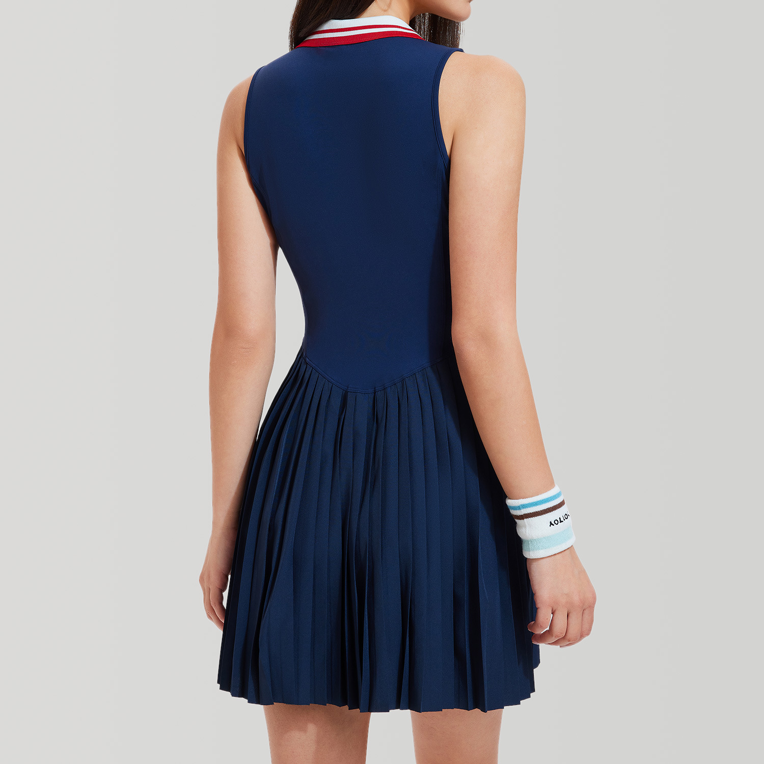 Vestido deportivo Falda de tenis antidesgaste para mujer Desnudo transpirable Running Fitness Ropa de yoga Falda corta Ropa deportiva informal