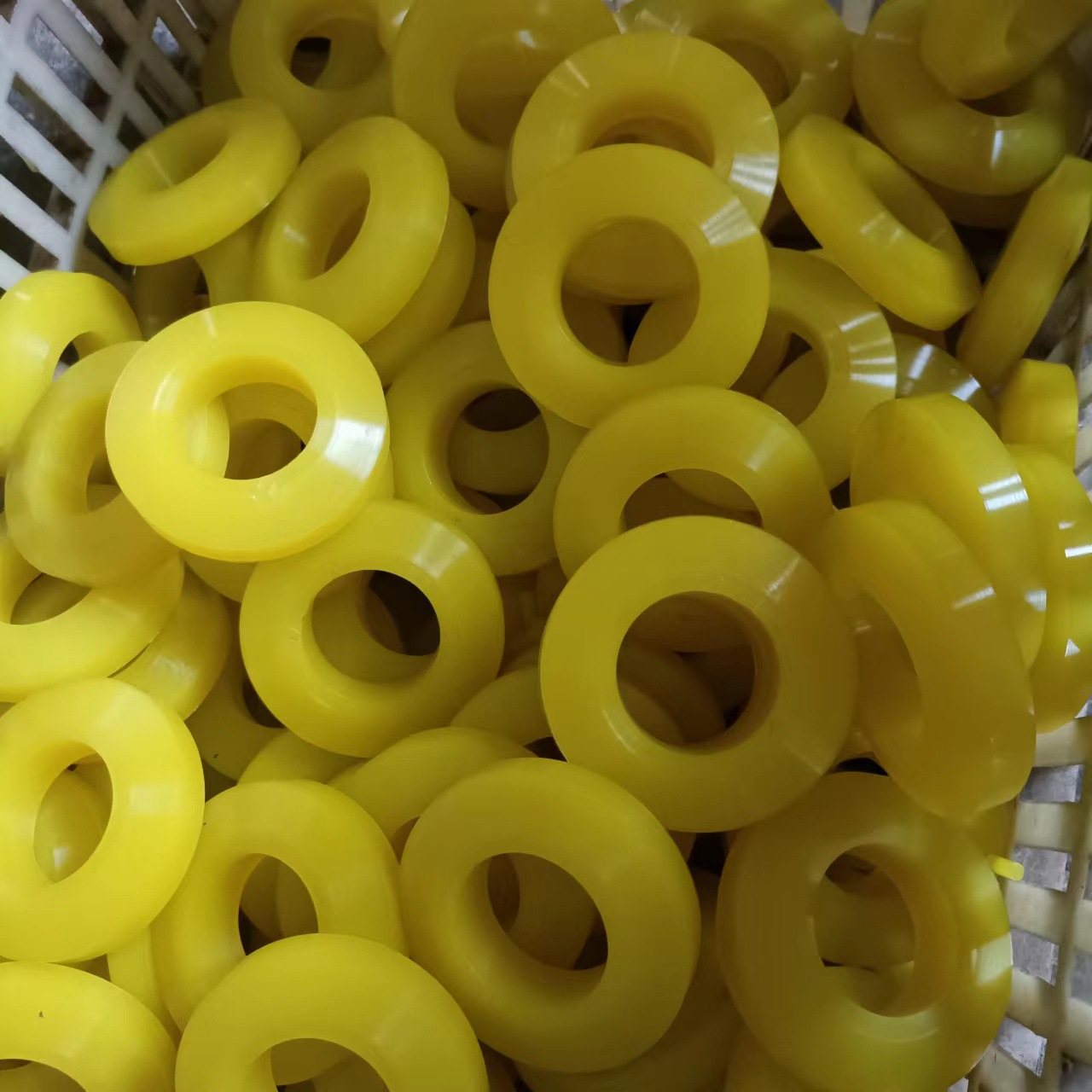 厂家加工聚氨酯橡胶靠配轮耐磨pu异型防撞轮优力胶机械配件轮