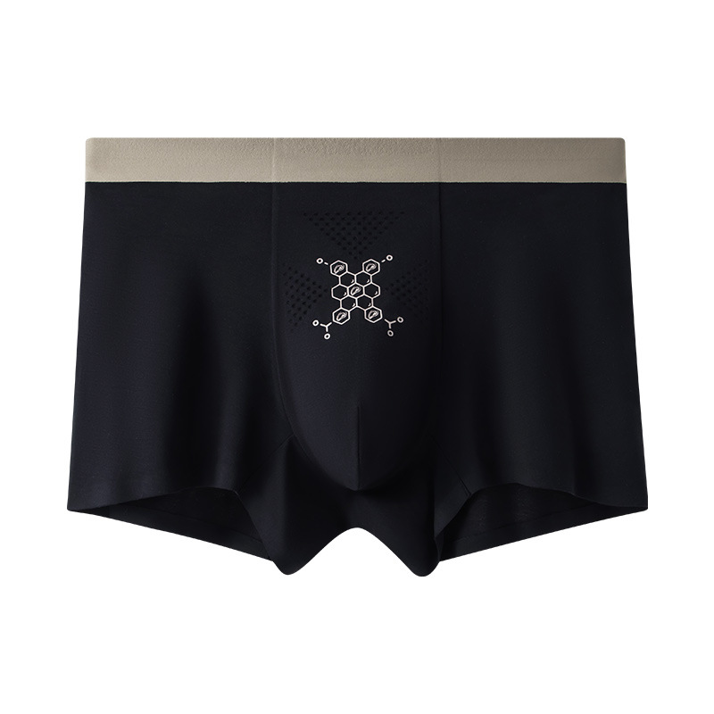 Procesamiento de ropa interior de hombre personalizada modal 7A antibacteriano cómodo masaje bóxer de iones negativos calzoncillos bóxer de ostras