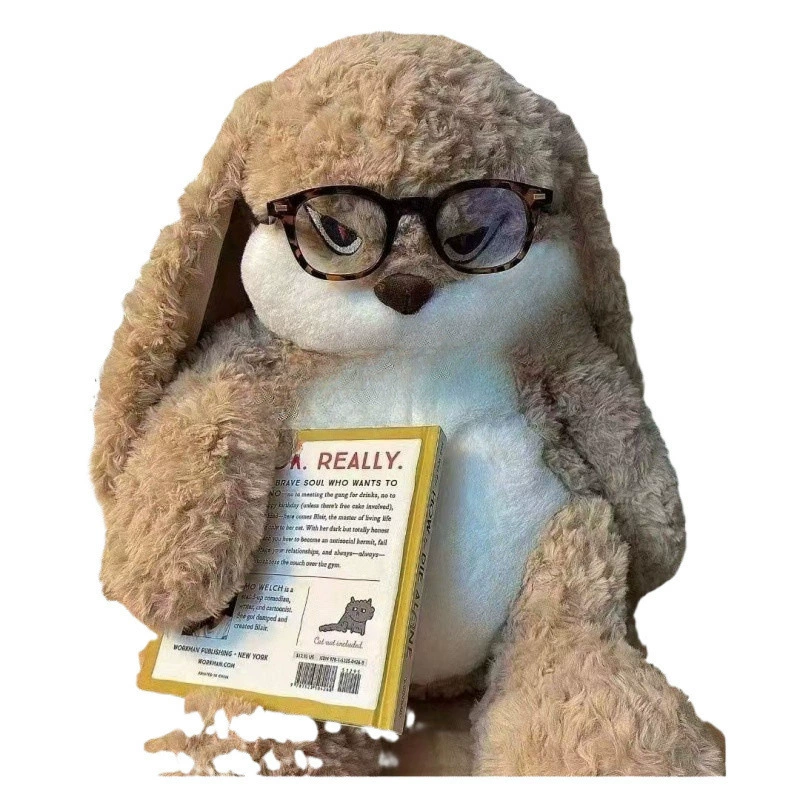 Plush rabbit, funny doll, internet celebrity, Birthday gift