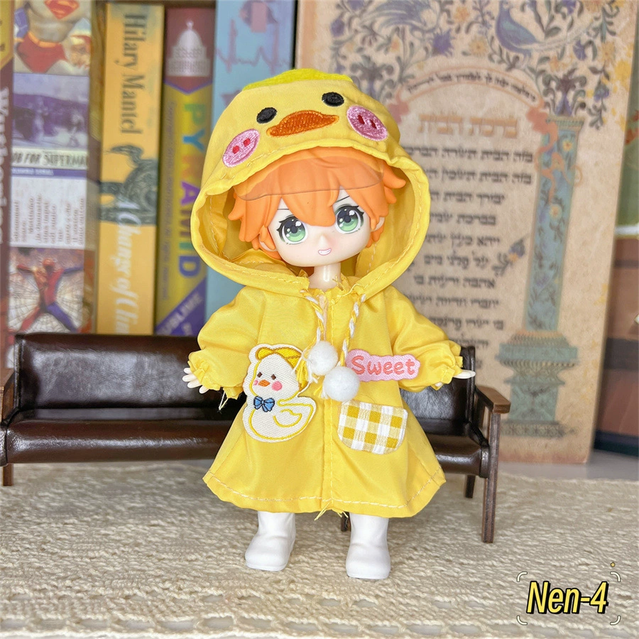 Кукольный костюм для 8-пунктной куклы BJD размером 16–17 см, кукла с 12 точками об11 beast asi тело одежда