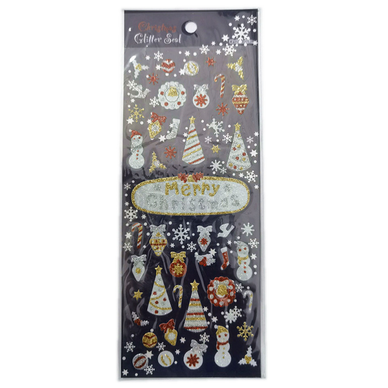 Calcomanías Navideñas Infantiles Autoadhesivo para Navidad y Decoración de Agenda
