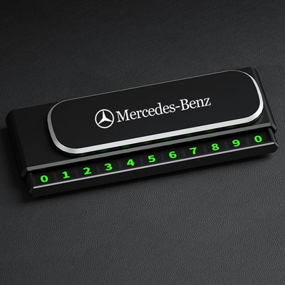 Nömrəli dayanma kartı – for retractable hidden car - can-be-hidden-mercedes-black