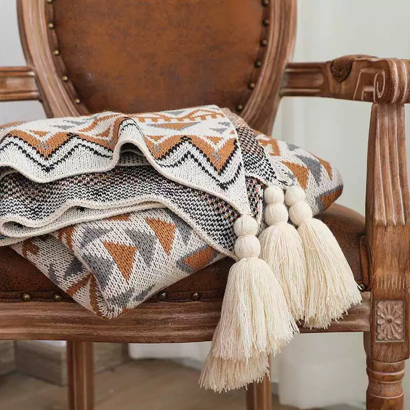 Knitted sofa for sleep, wholesale, increased thickness, boho style