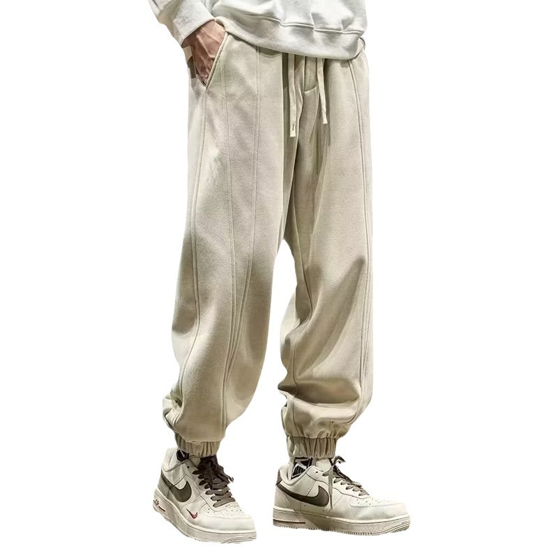 Moda personalizada estilo de Hong Kong hombres de moda verano nuevo estilo 2024 jeans hip-hop ins marea calle alta tendencia pantalones guapos