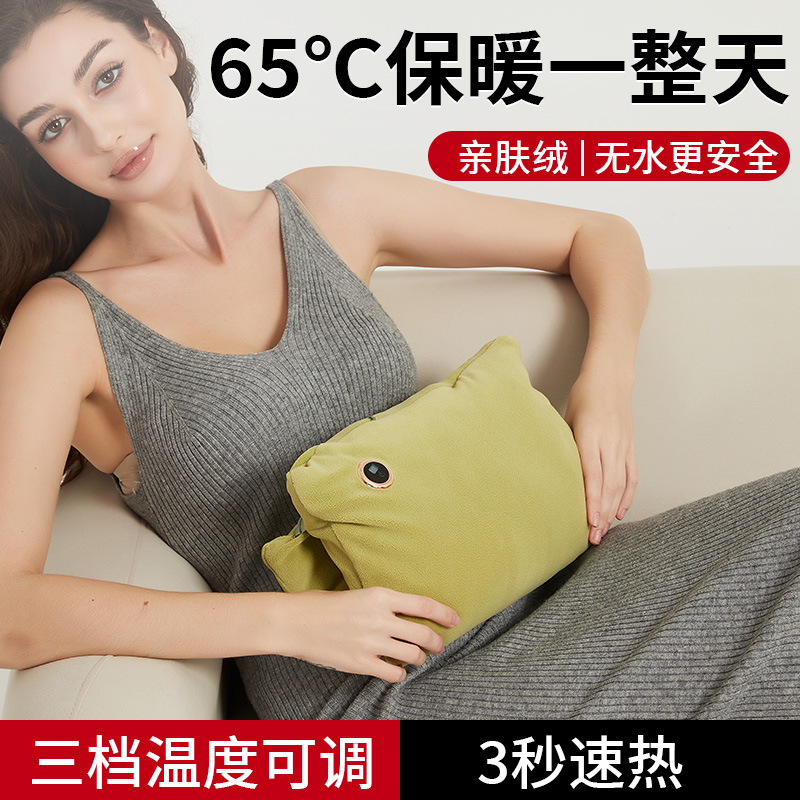 グラフェンの暖かい手の宝の防爆の無水の湯たんぽの湯たんぽの暖かい赤ちゃんの布団は絨毛の暖かい手袋を暖めます。